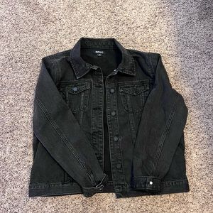 Black jean jacket